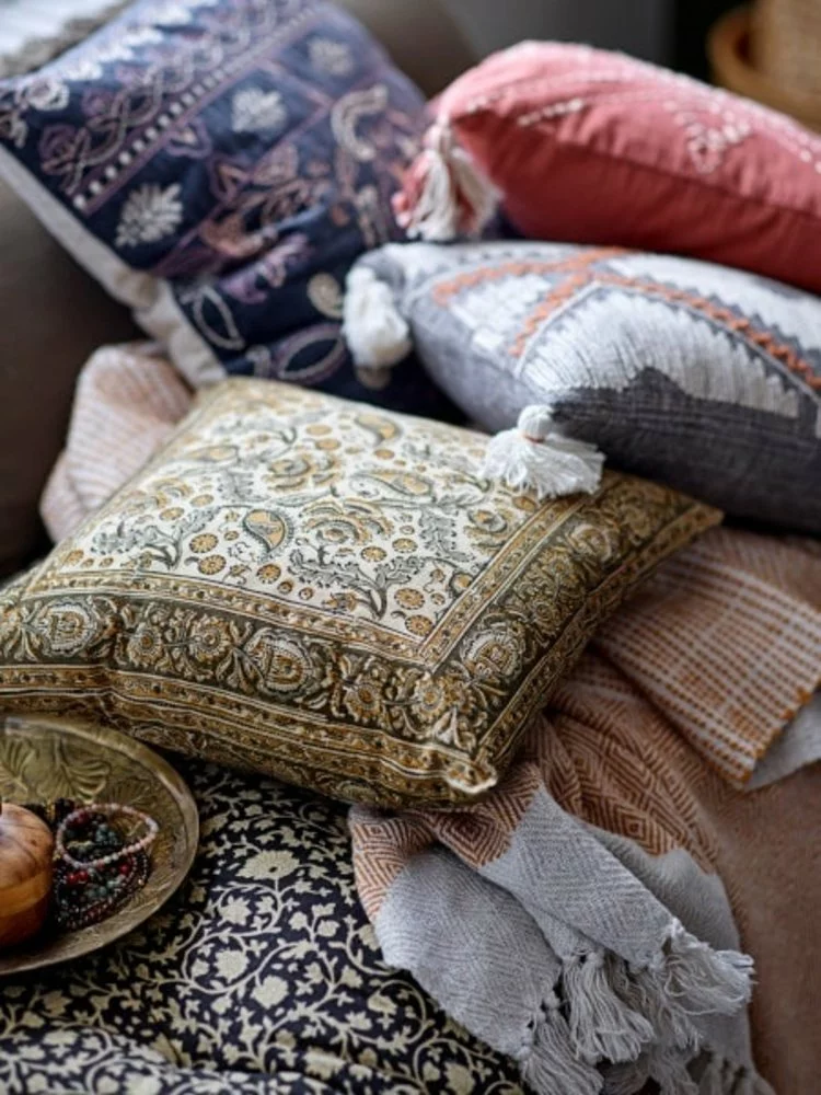 Bloomingville Balzer Kussen - Naturel - Afbeelding 5