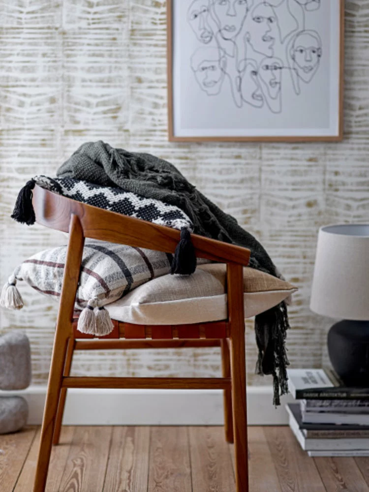 Bloomingville Ebell Kussen - Wit - Afbeelding 3