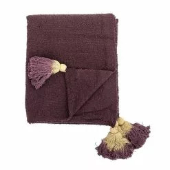 Bloomingville Plaid Donkerrood Acryl