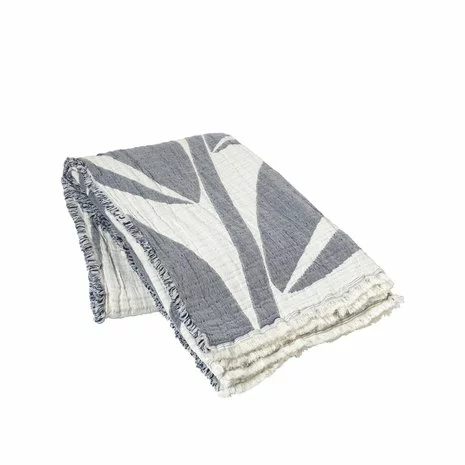 Broste Copenhagen Barley Plaid Blauw - 50030234 - Afbeelding 2