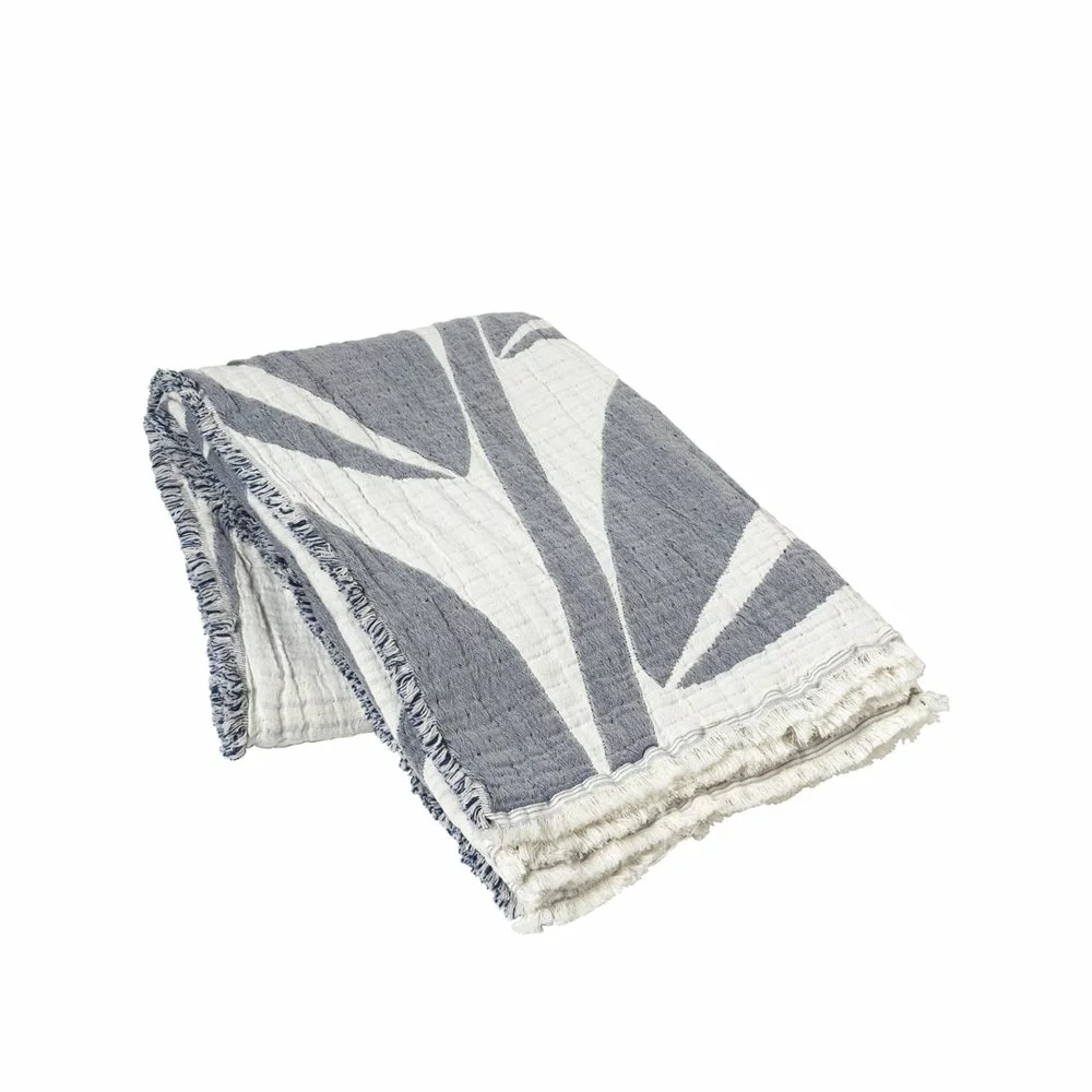 Broste Copenhagen Barley Plaid Blauw - 50030234