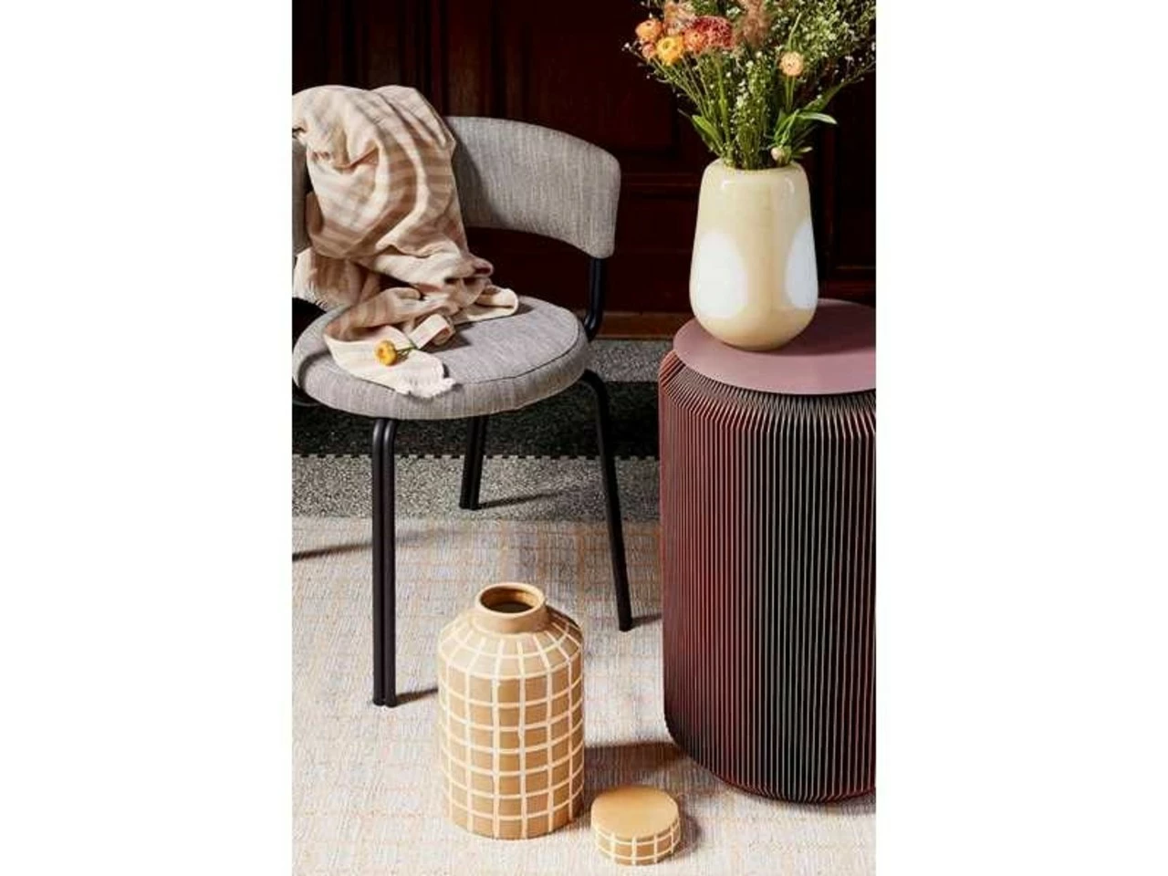 Broste Copenhagen Frankie Plaid - Bruin - Afbeelding 2