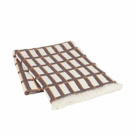 Broste Copenhagen Isa Plaid Bruin - 130x180cm - Afbeelding 2