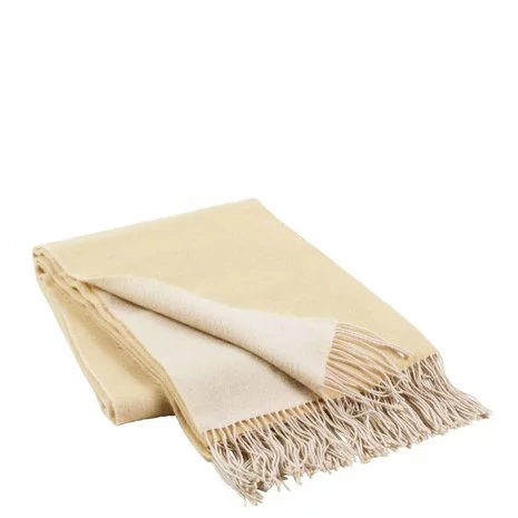 Broste Copenhagen Jeanne Plaid Geel - 130x200cm - Afbeelding 2