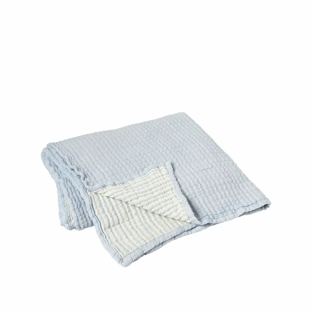 Broste Copenhagen Karri Plaid Blauw - 50030244