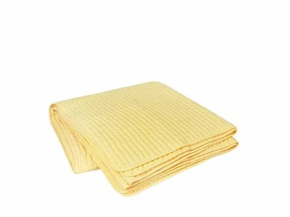 Broste Copenhagen Sena Bedsprei - Golden Fleece Yellow - Afbeelding 2