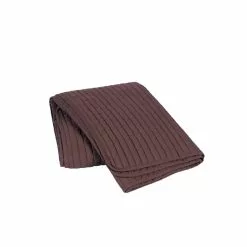 Broste Copenhagen Sena Plaid Aubergine - 130x180cm