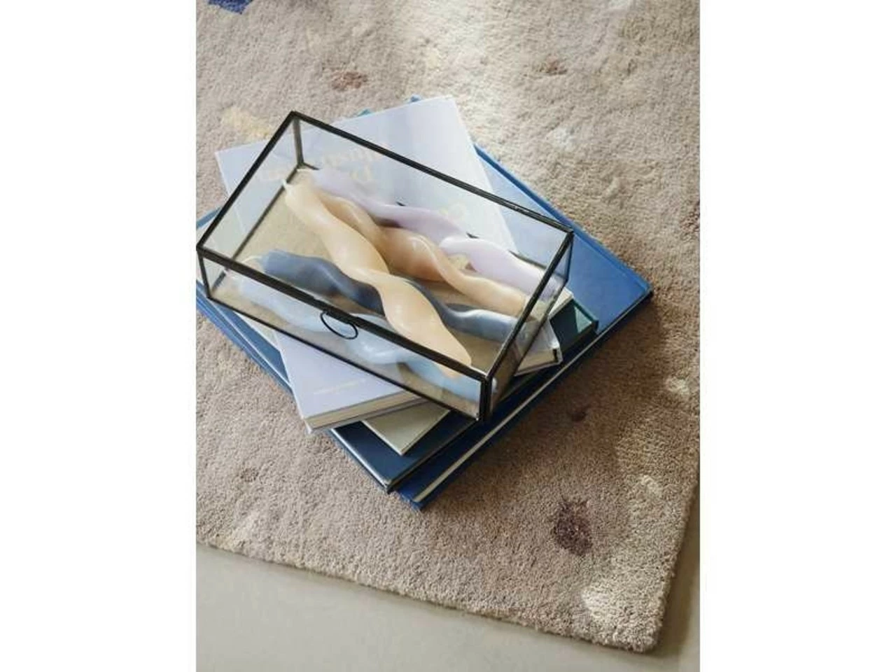 Broste Copenhagen Terrazzo Vloerkleed 140x200cm - Bruin - Afbeelding 2