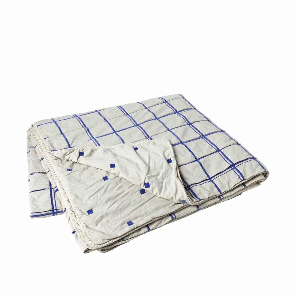 Broste Copenhagen Tove Bedsprei Blauw - 50030243