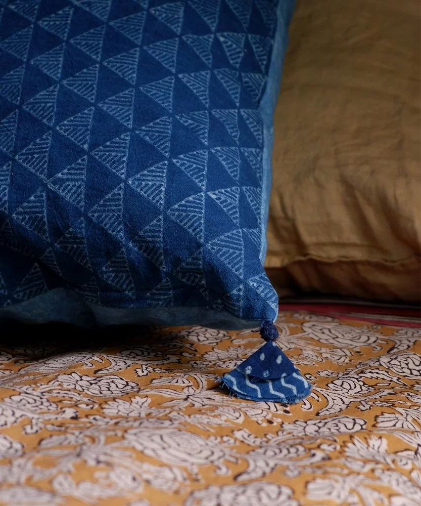 Doing Goods Indigo Zigzag Kussen L - 1.40.10.006.500.5 - Afbeelding 3