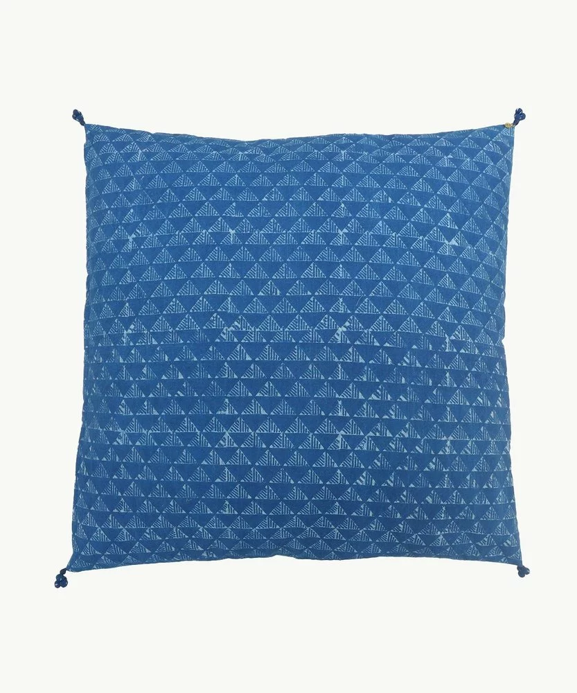 Doing Goods Indigo Zigzag Kussen L - 1.40.10.006.500.5