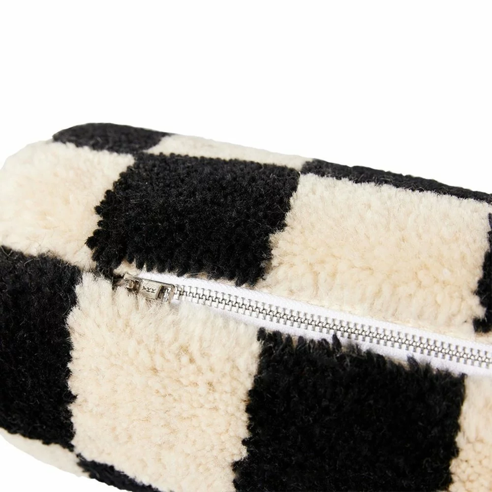 HKliving Black And White Statement Rolkussen - TKU2167 - Afbeelding 3