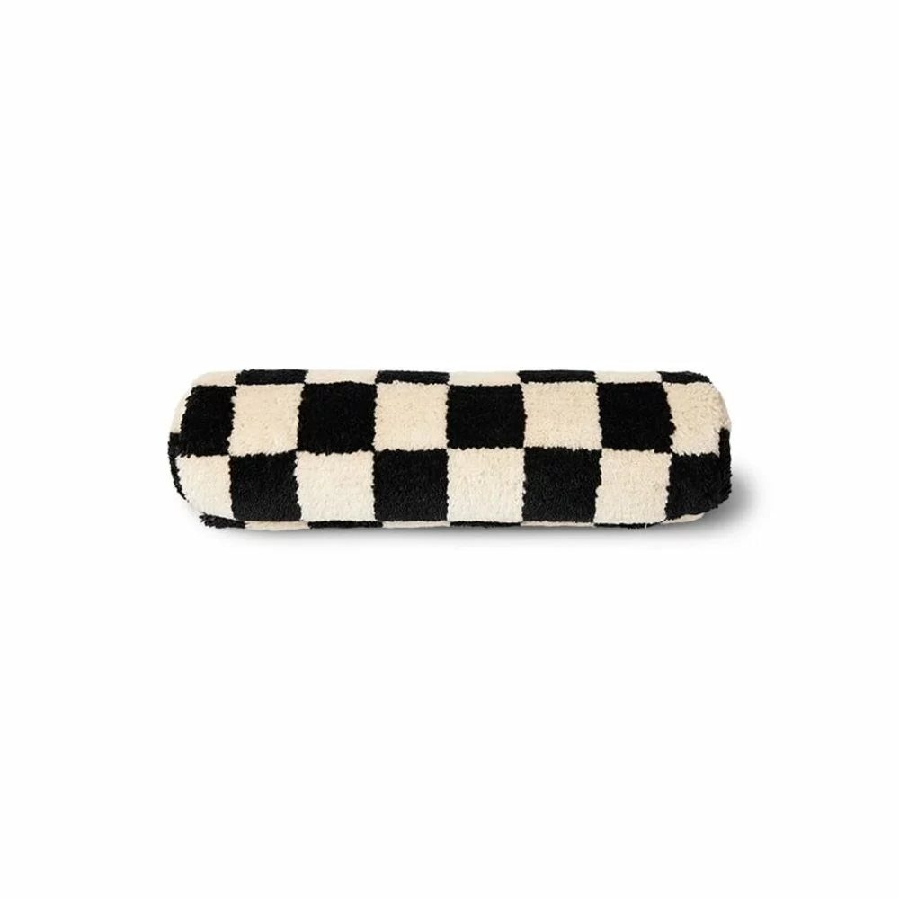 HKliving Black And White Statement Rolkussen - TKU2167