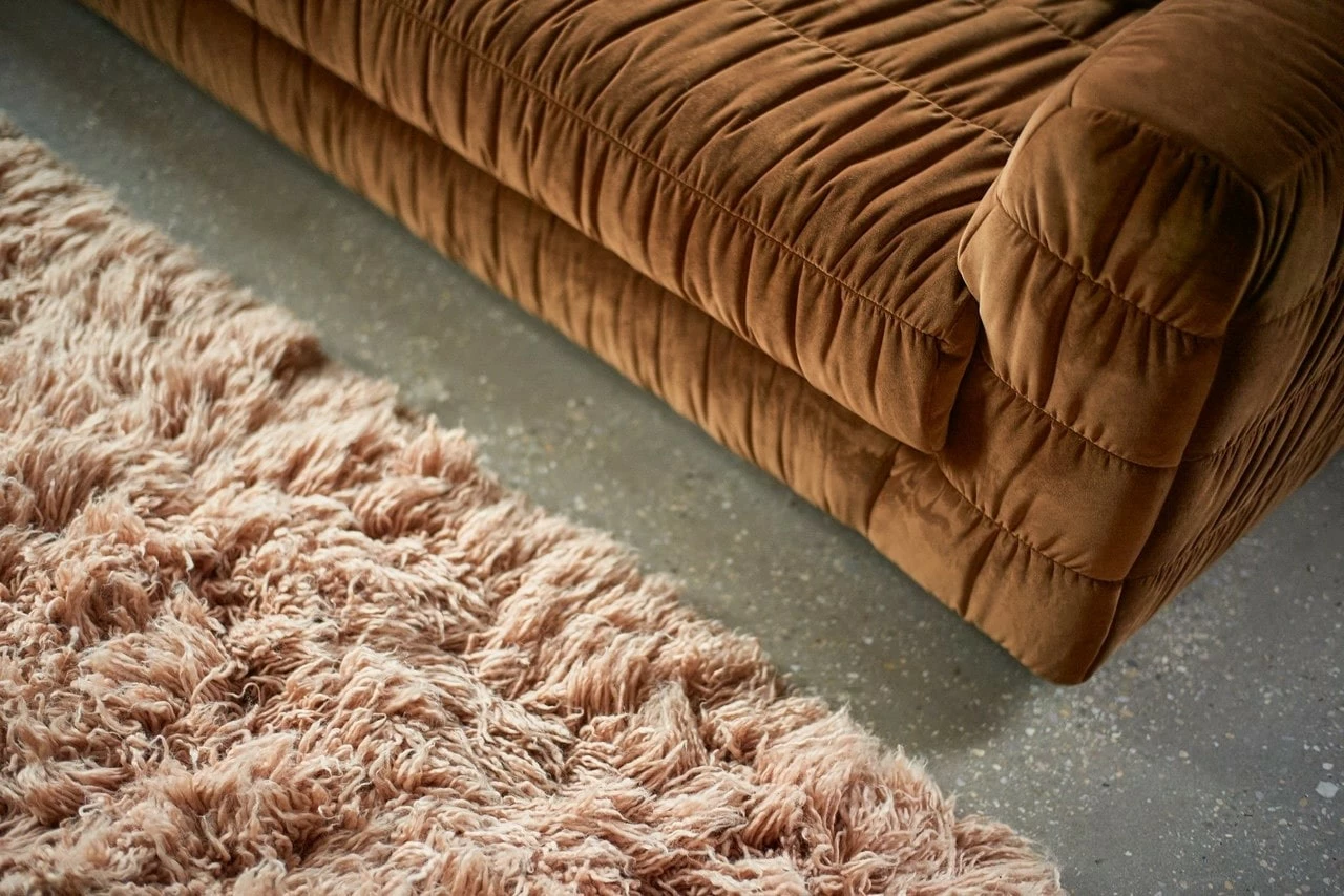 HKliving Fluffy Vloerkleed Soft Pink 200x300cm - TTK3100 - Afbeelding 5