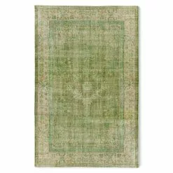 HKliving Geknoopt Vloerkleed Groen - TTK3081