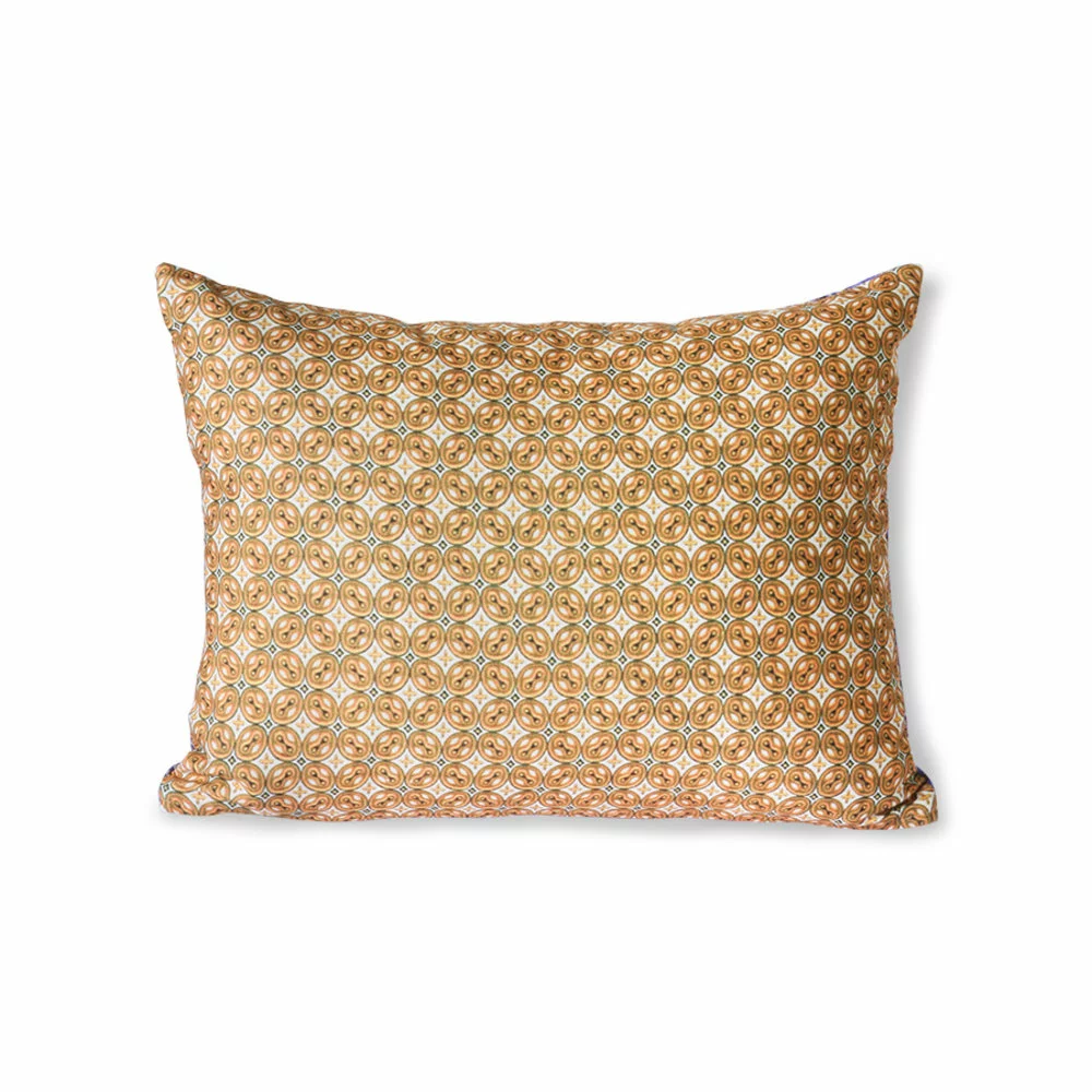 HKliving Geprint Kussen Paars - Afbeelding 2