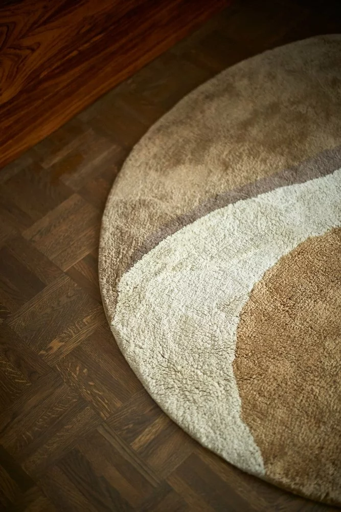 HKliving Natural Waves Badmat Ø120cm - TTK3107 - Afbeelding 5