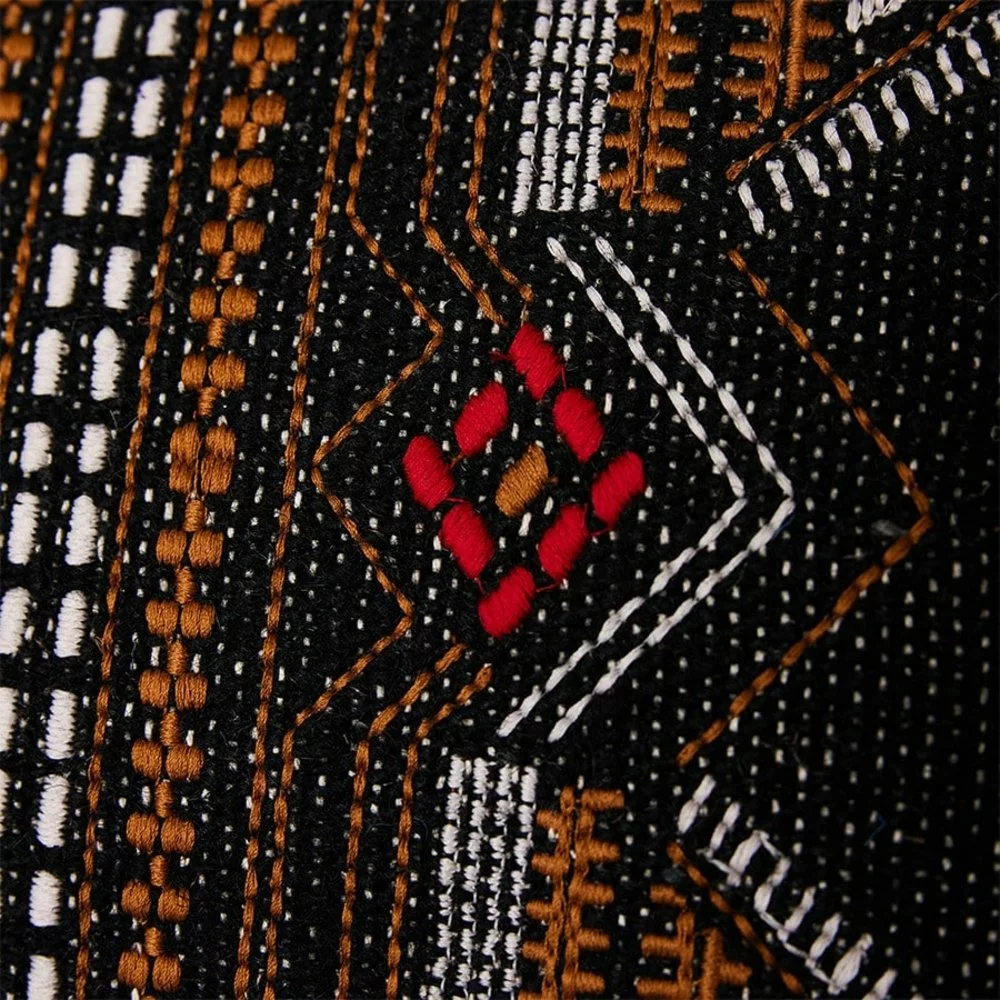 HKliving Oriental Embroidered Kussen Courtyard - TKU2160 - Afbeelding 5