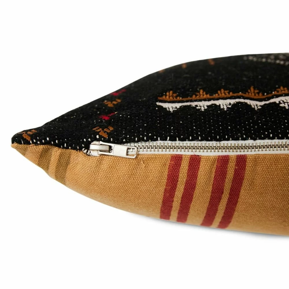 HKliving Oriental Embroidered Kussen Courtyard - TKU2160 - Afbeelding 7