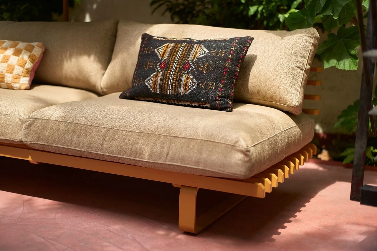 HKliving Oriental Embroidered Kussen Courtyard - TKU2160 - Afbeelding 8