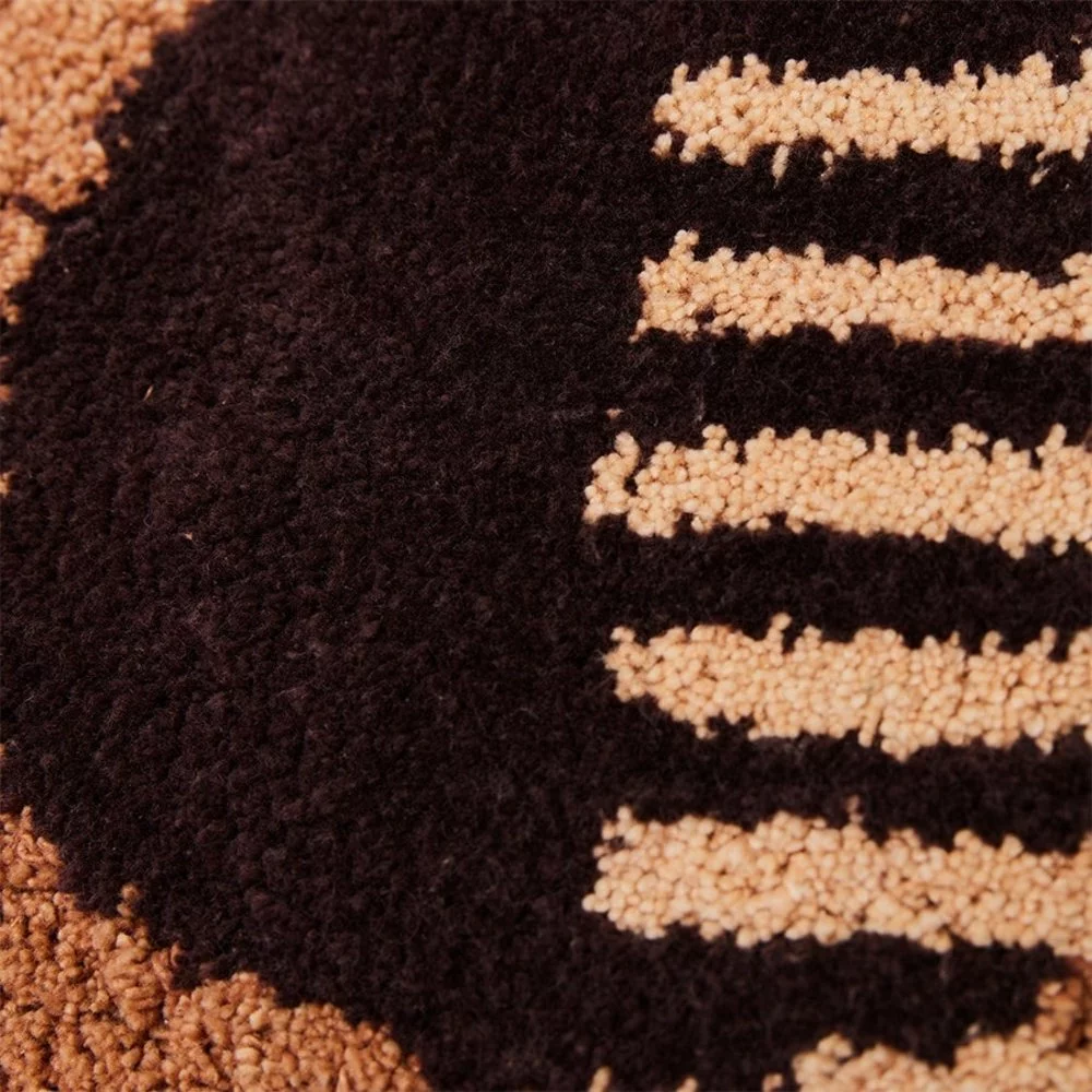 HKliving Tufted Graphic Kussen Bark - TKU2161 - Afbeelding 5