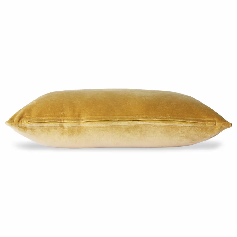 HKliving Velvet Kussen - Goud 40x60cm - Afbeelding 2