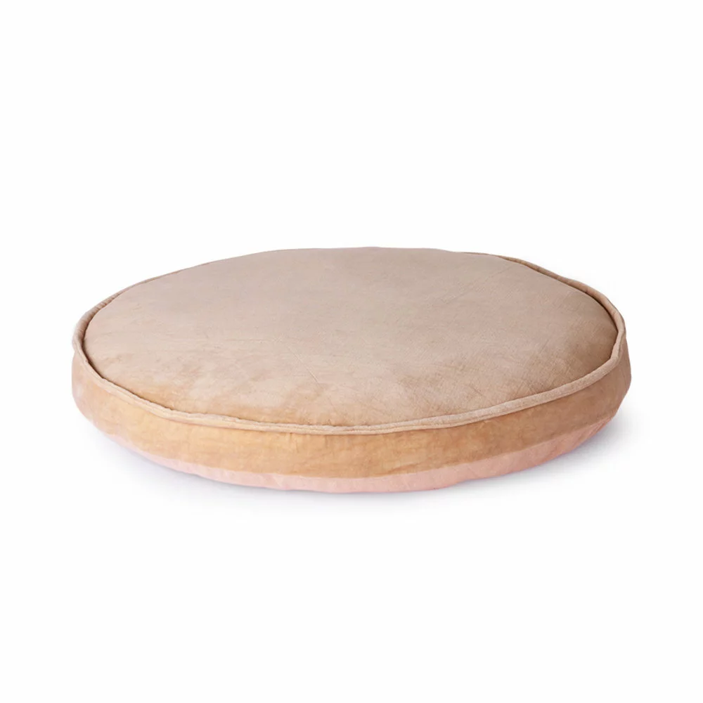HKliving Zitkussen Velvet - Peach - Afbeelding 2