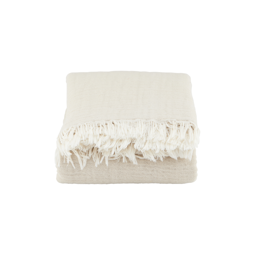 House Doctor Alice Plaid Beige 200x140cm