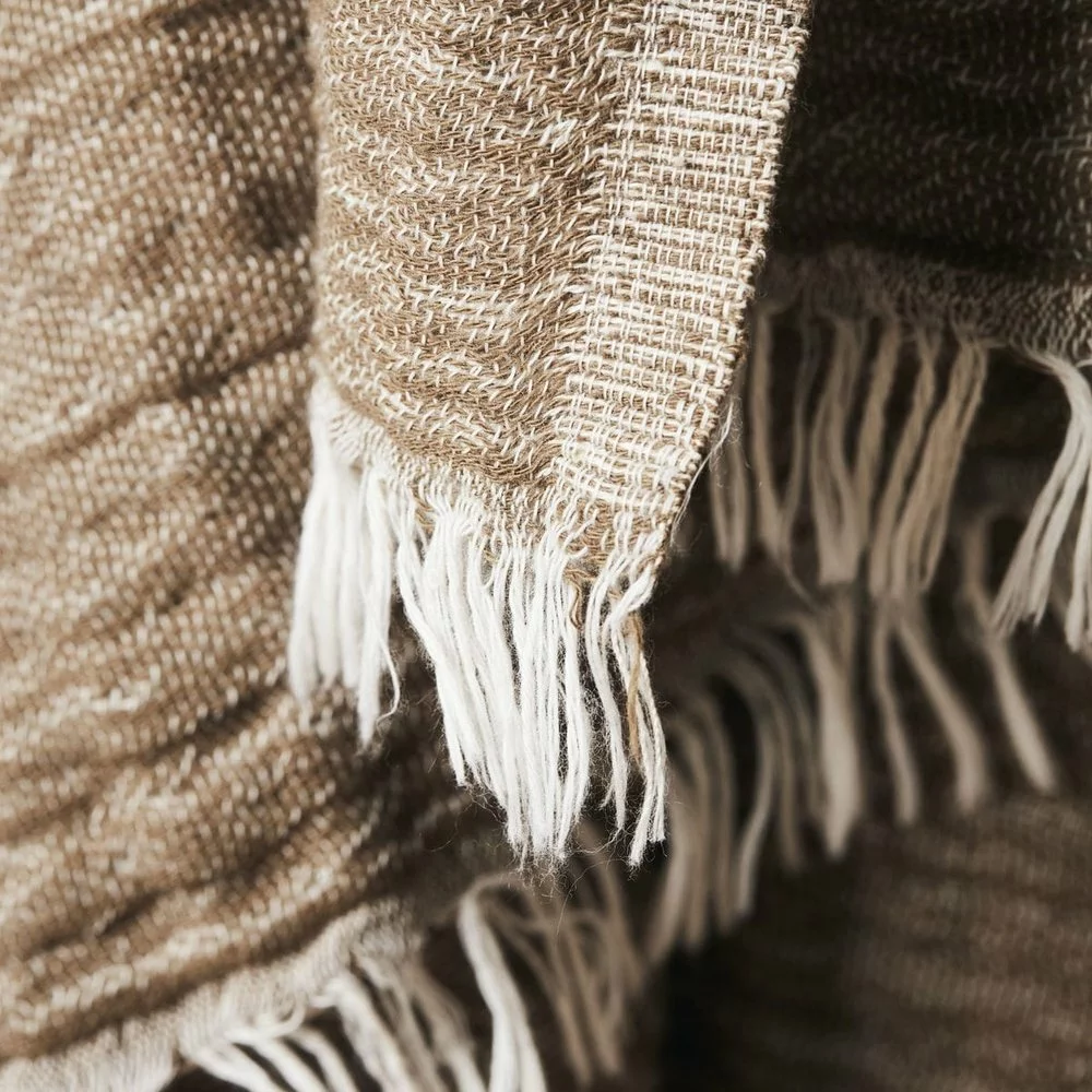 House Doctor Alice Plaid - Donker Olijf 200x140cm - Afbeelding 5