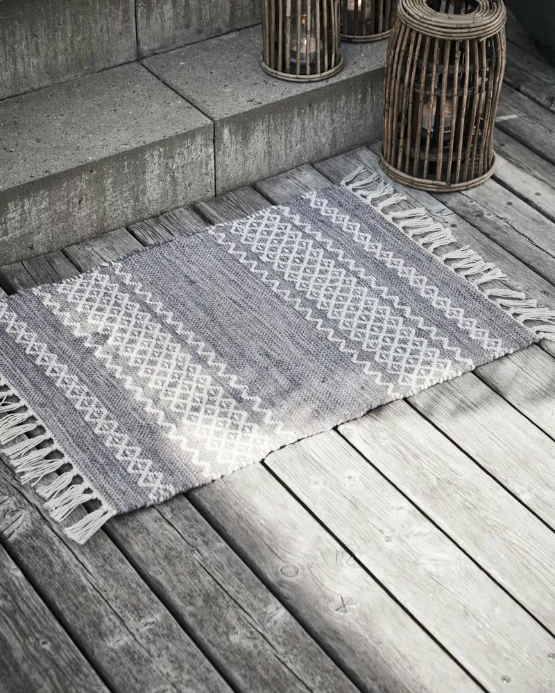 House Doctor Ciero Vloerkleed Lichtgrijs 70x50cm - 205085020 - Afbeelding 4