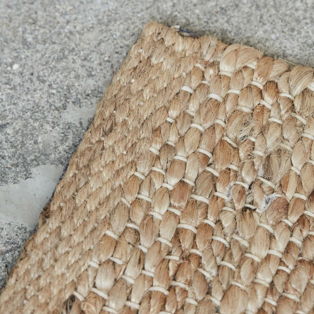 House Doctor Hempi Vloerkleed - Naturel 250x250cm - Afbeelding 4