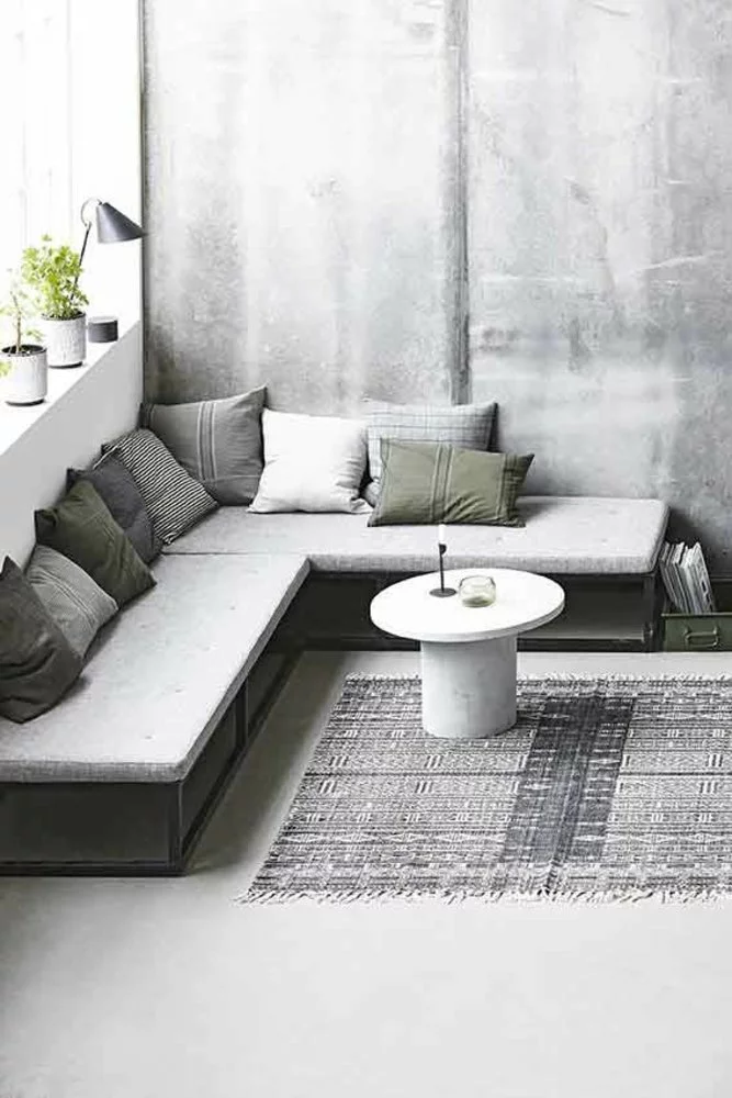 House Doctor Julia Vloerkleed 160x230 Cm Zwart Wit Katoen - Afbeelding 2