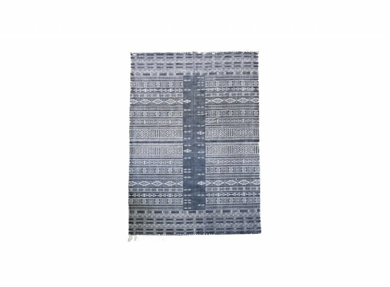 House Doctor Julia Vloerkleed 160x230 Cm Zwart Wit Katoen