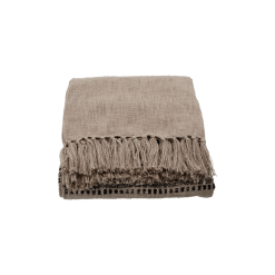 House Doctor Kolonia Plaid - Beige 180x130cm