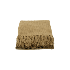 House Doctor Kolonia Plaid - Camel 180x130cm