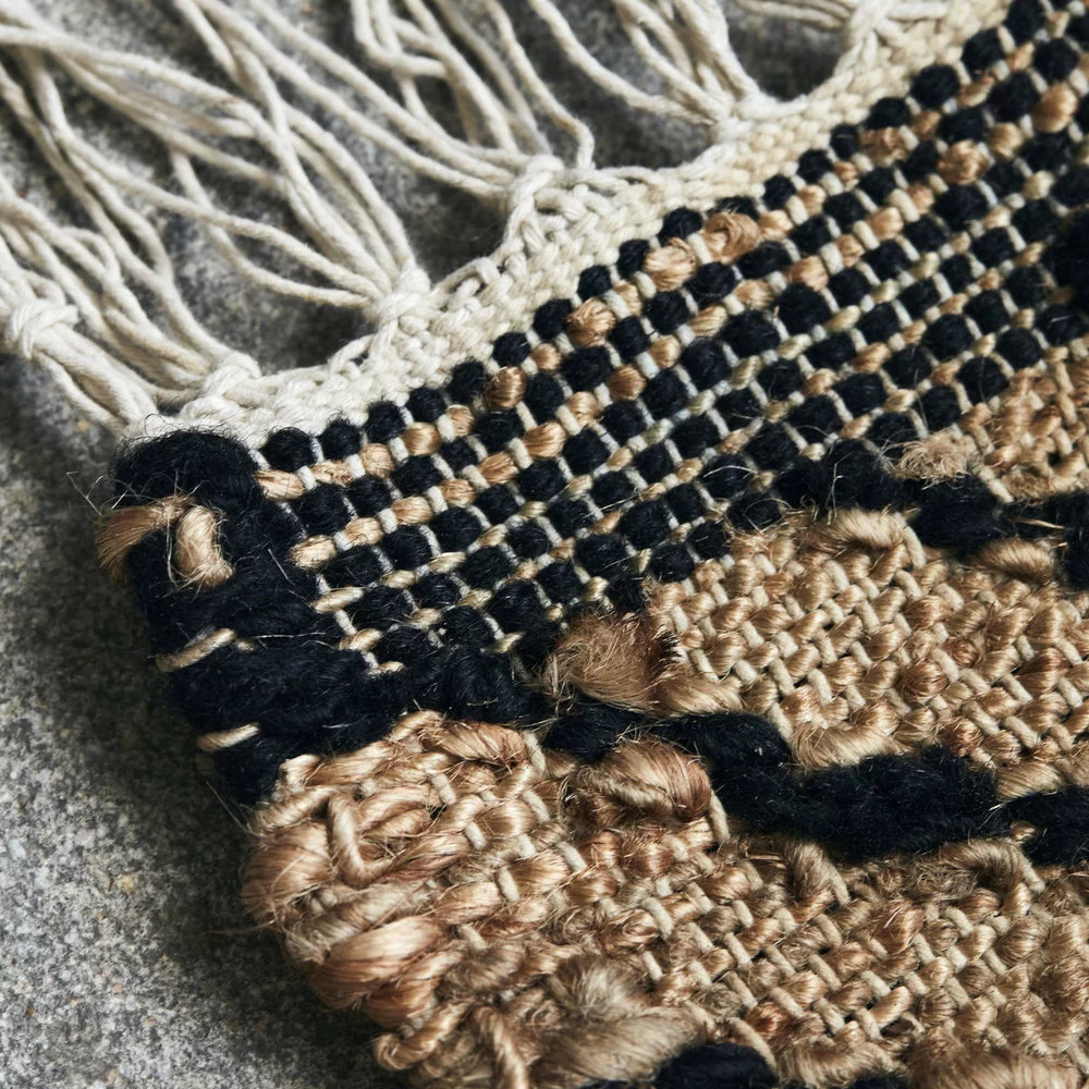 House Doctor Ranjar Vloerkleed - Naturel 250x250cm - Afbeelding 3