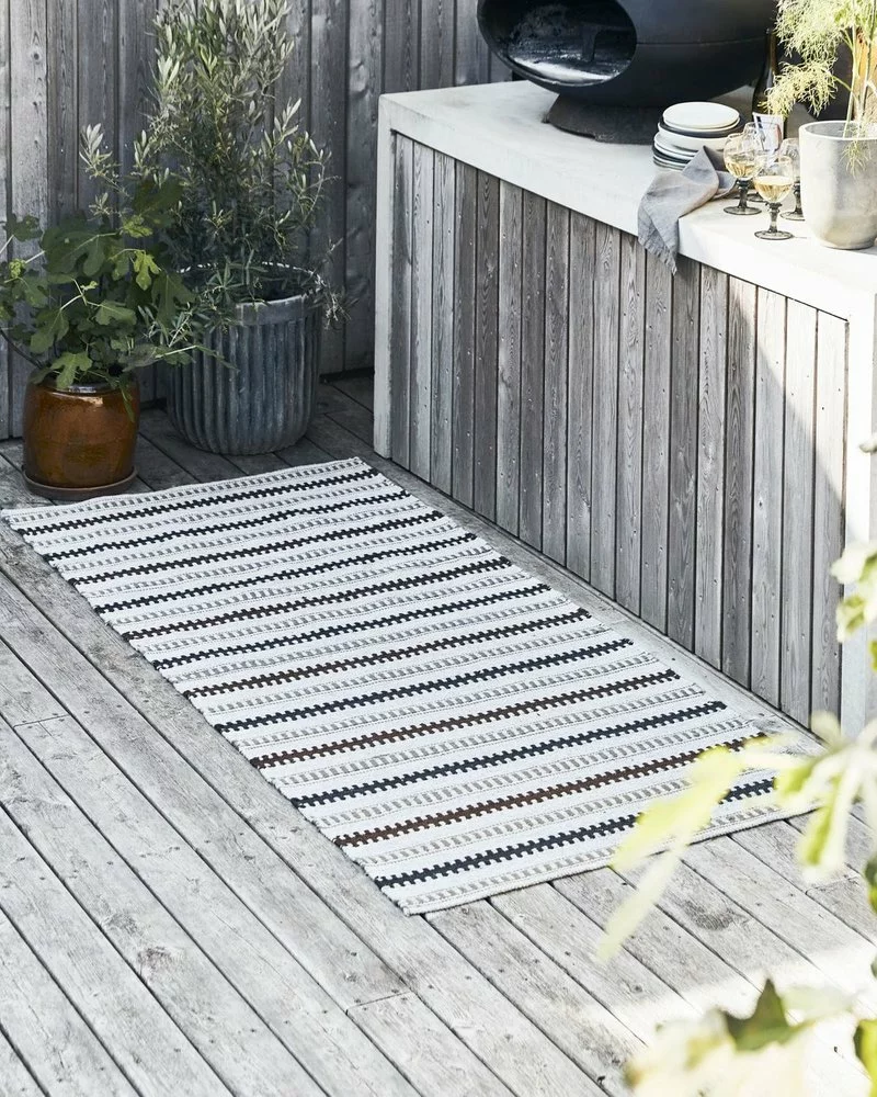 House Doctor Terra Vloerkleed Lichtgrijs 200x90cm - 205085001 - Afbeelding 4