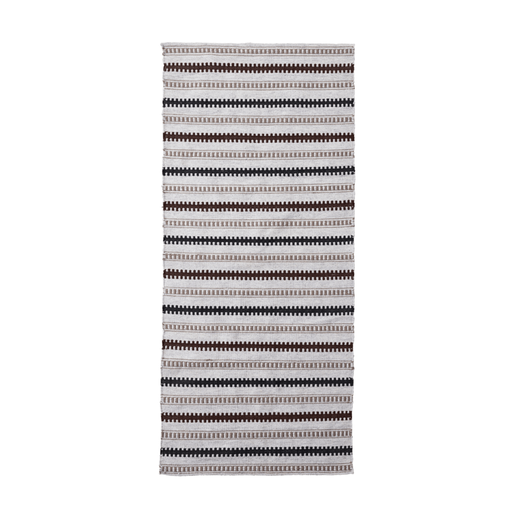 House Doctor Terra Vloerkleed Lichtgrijs 200x90cm - 205085001