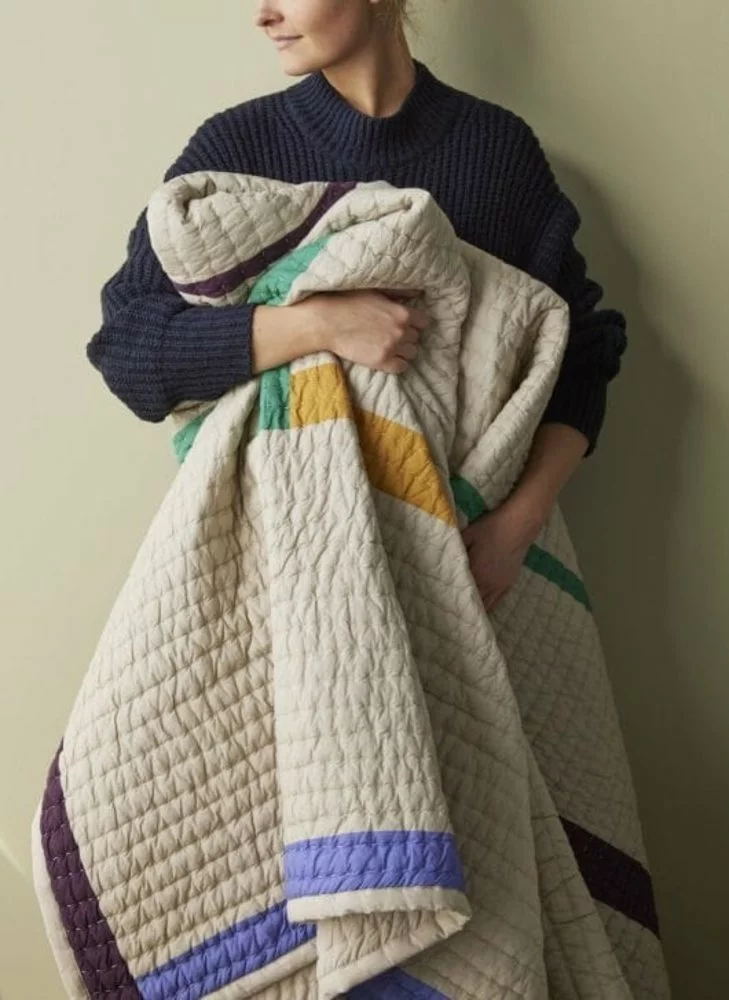 Hubsch Twist Bedsprei Square - 701603 - Afbeelding 6