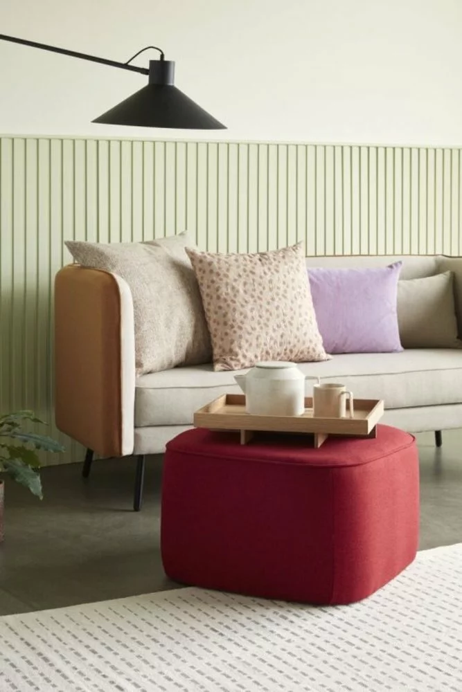 Hubsch Vloerkleed Katoen - Wit/grijs - Afbeelding 4