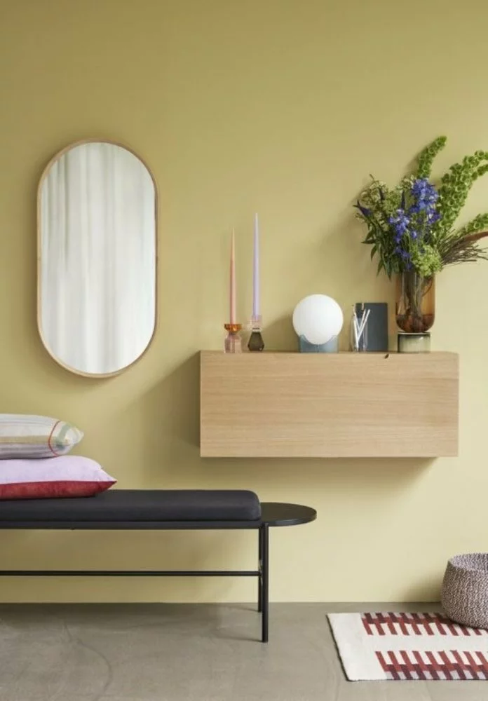 Hubsch Vloerkleed Polyester - Beige/rood/grijs - Afbeelding 6