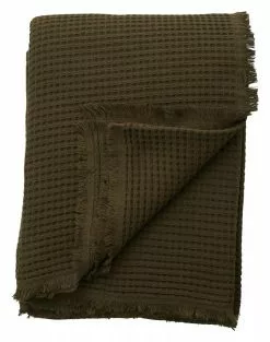 Nordal Alpha Bedsprei - Donkergroen