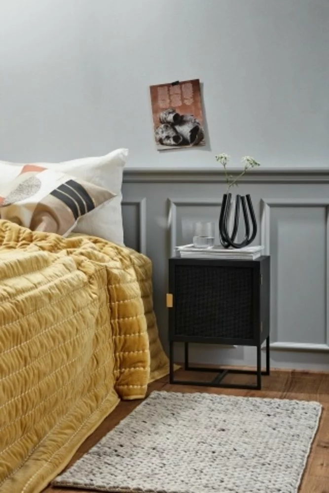 Nordal Lara Vloerkleed Wol - Ivory/grijs 60x90cm - Afbeelding 2