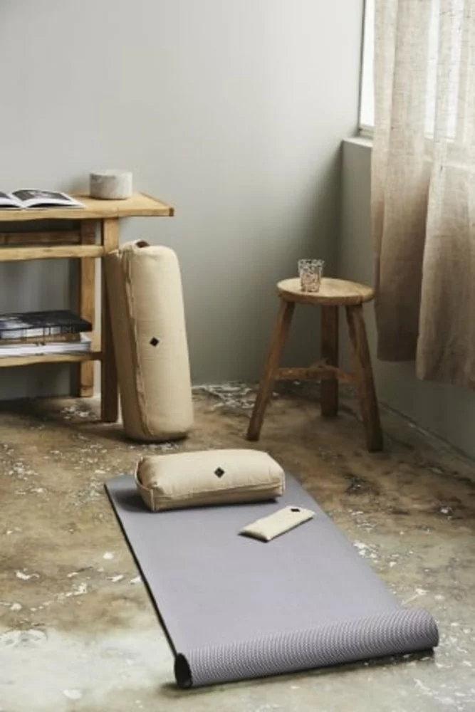 Nordal Yoga Meditatie Bolster - Beige - Afbeelding 2