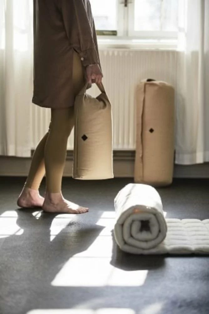 Nordal Yoga Meditatie Bolster - Beige - Afbeelding 4