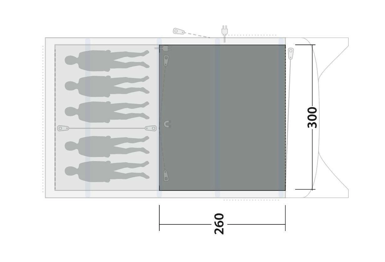 Outwell Avondale 5PA Woven Carpet - Afbeelding 2