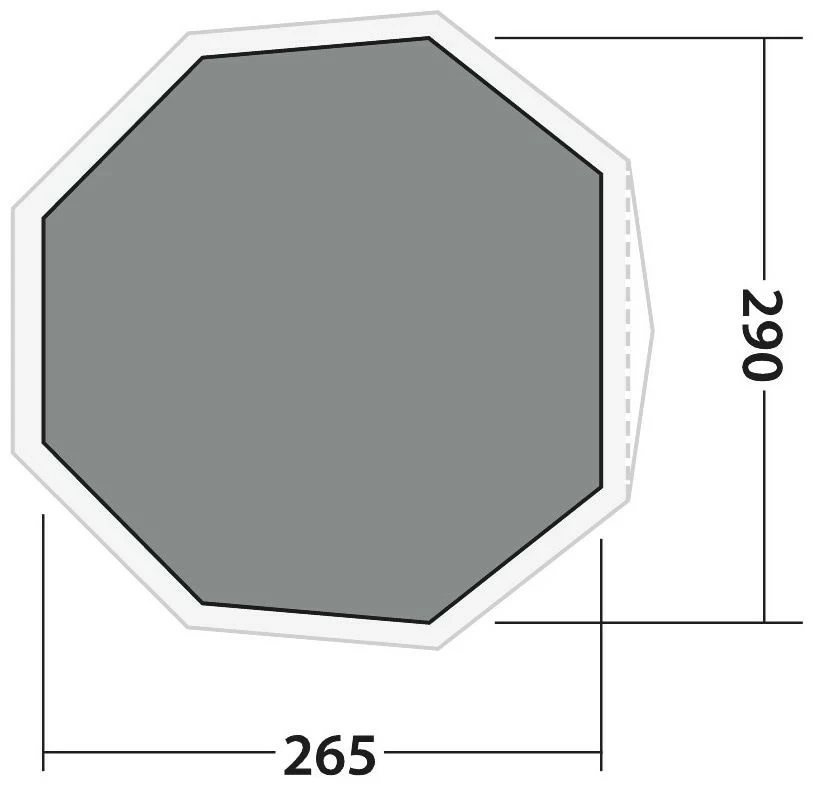 Robens Klondike S Carpet Sand-Green - Afbeelding 2